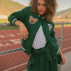 Adult Fleece Varsity Jacket