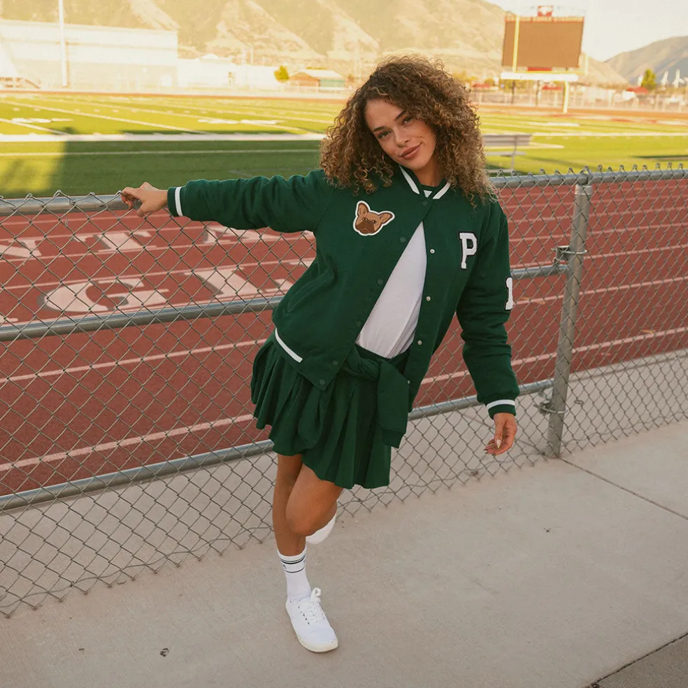 Adult Fleece Varsity Jacket