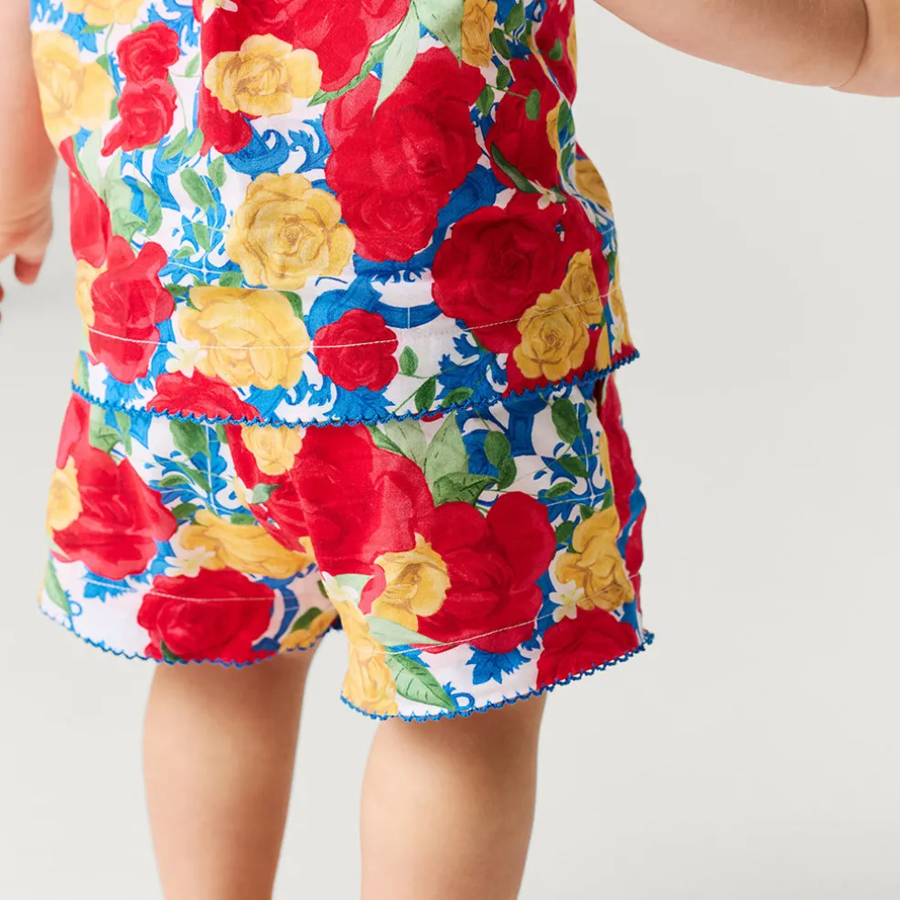 Bamboo Challis Top Short Set