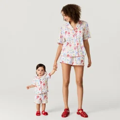 Bamboo Challis Top Short Set