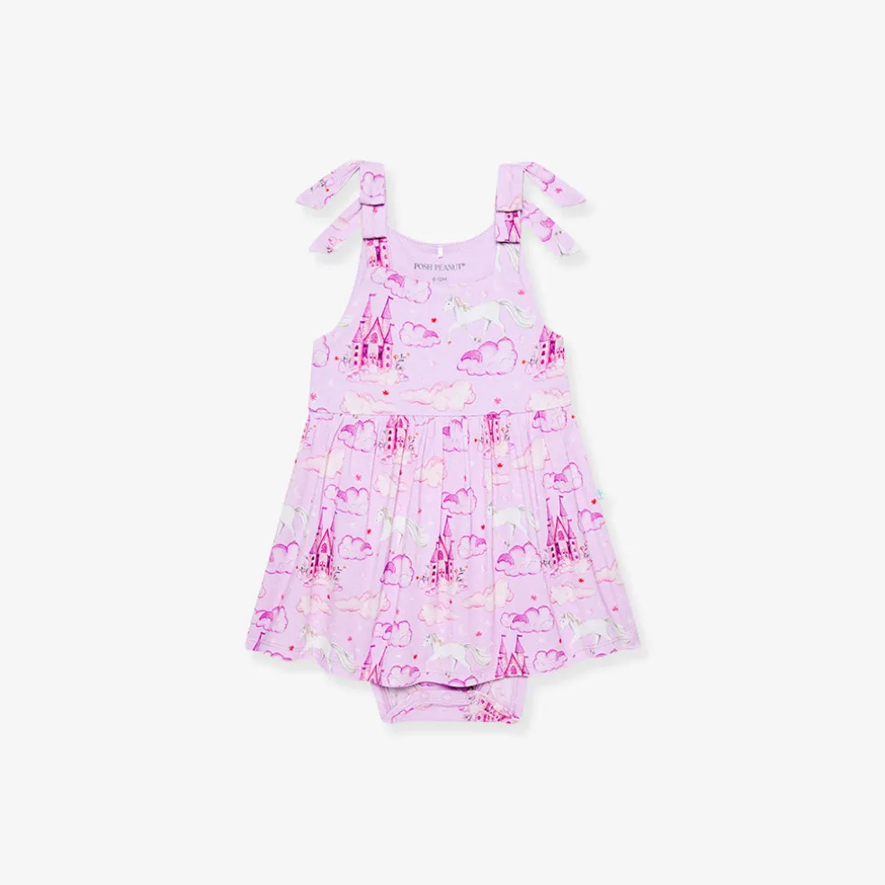 Bow Babydoll Bodysuit Dress
