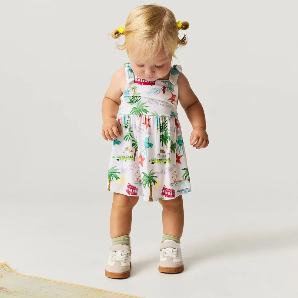 Bow Babydoll Bodysuit Dress