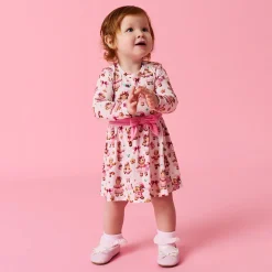 Bow Twirl Bodysuit Dress