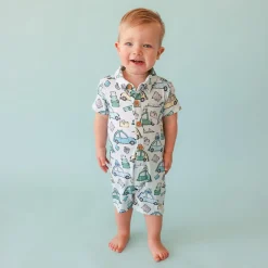 Collared Henley Shortall