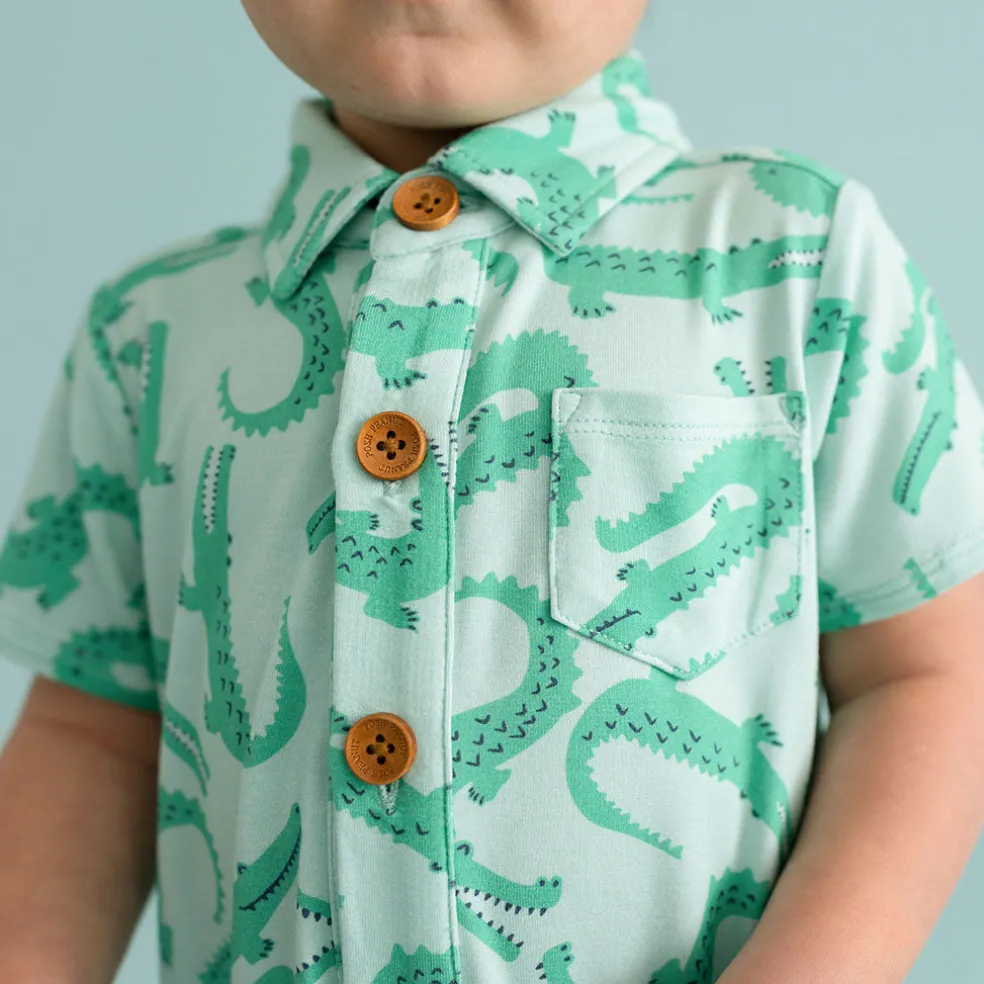 Collared Henley Shortall