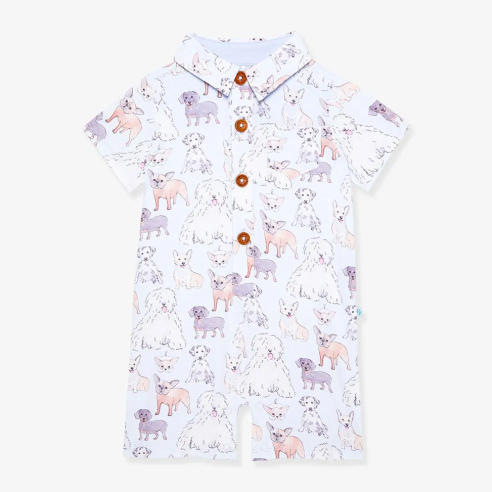 Collared Henley Shortall