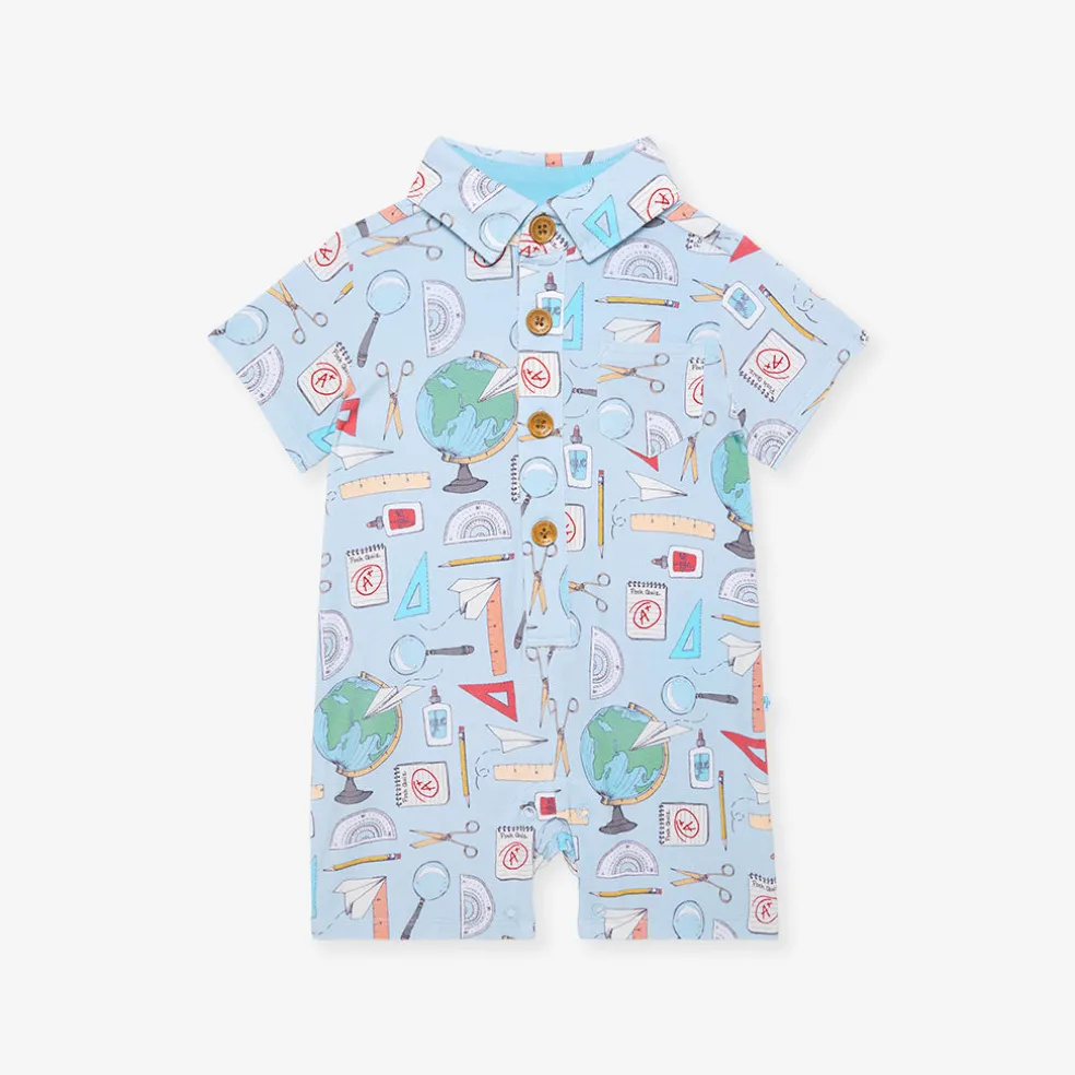 Collared Henley Shortall