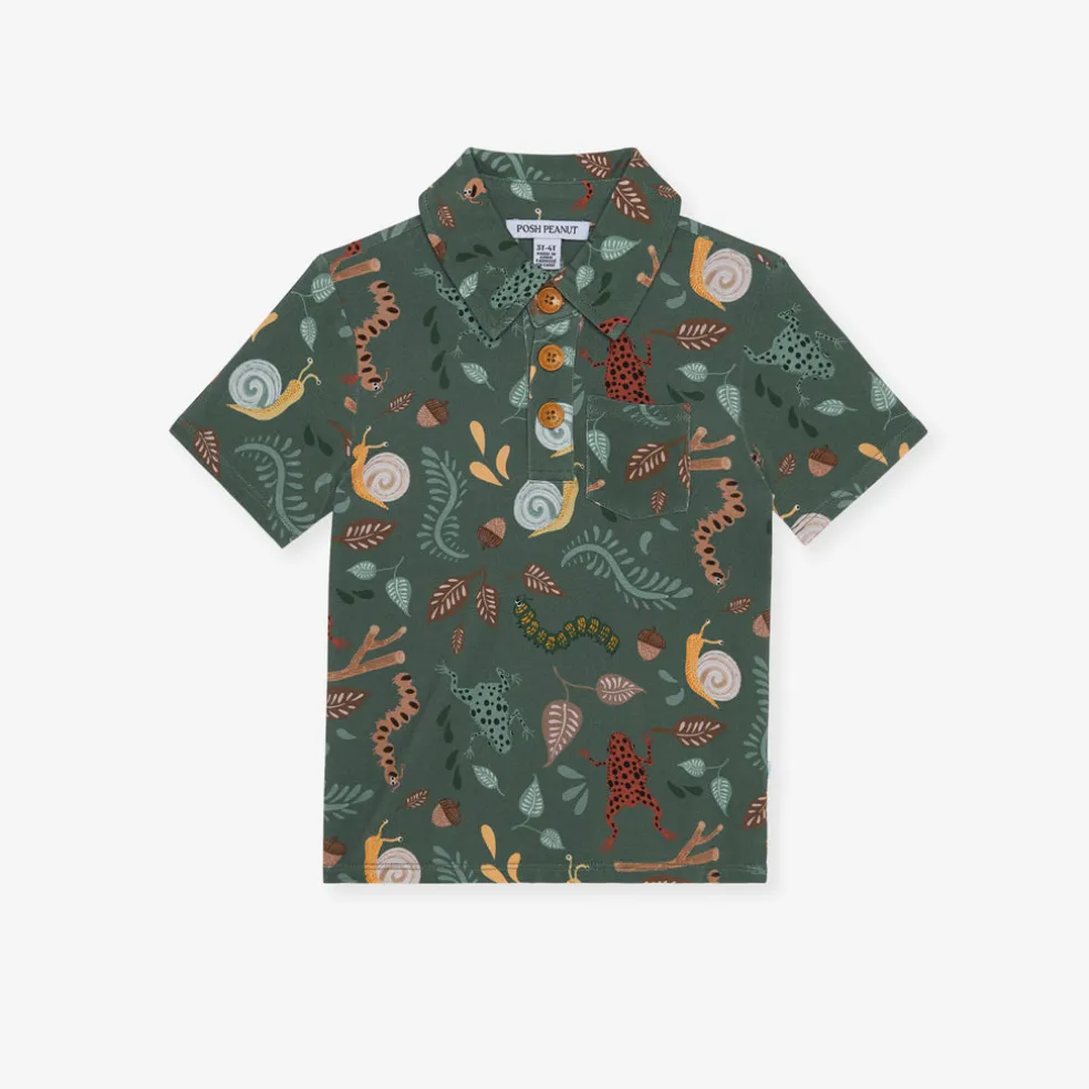 Collared Henley Top