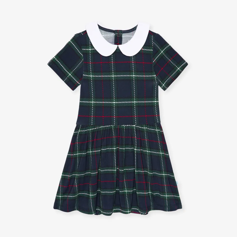 Collared Twirl Bodysuit Dress