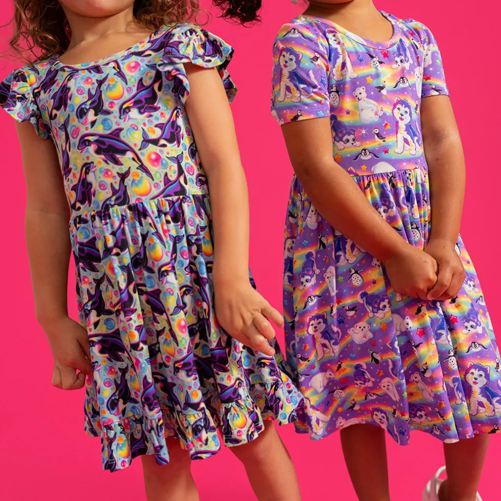 Criss-Cross Twirl Dress