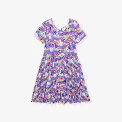 Criss-Cross Twirl Dress