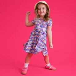 Criss-Cross Twirl Dress