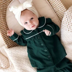 Flannelette Ruffled Pajama Set