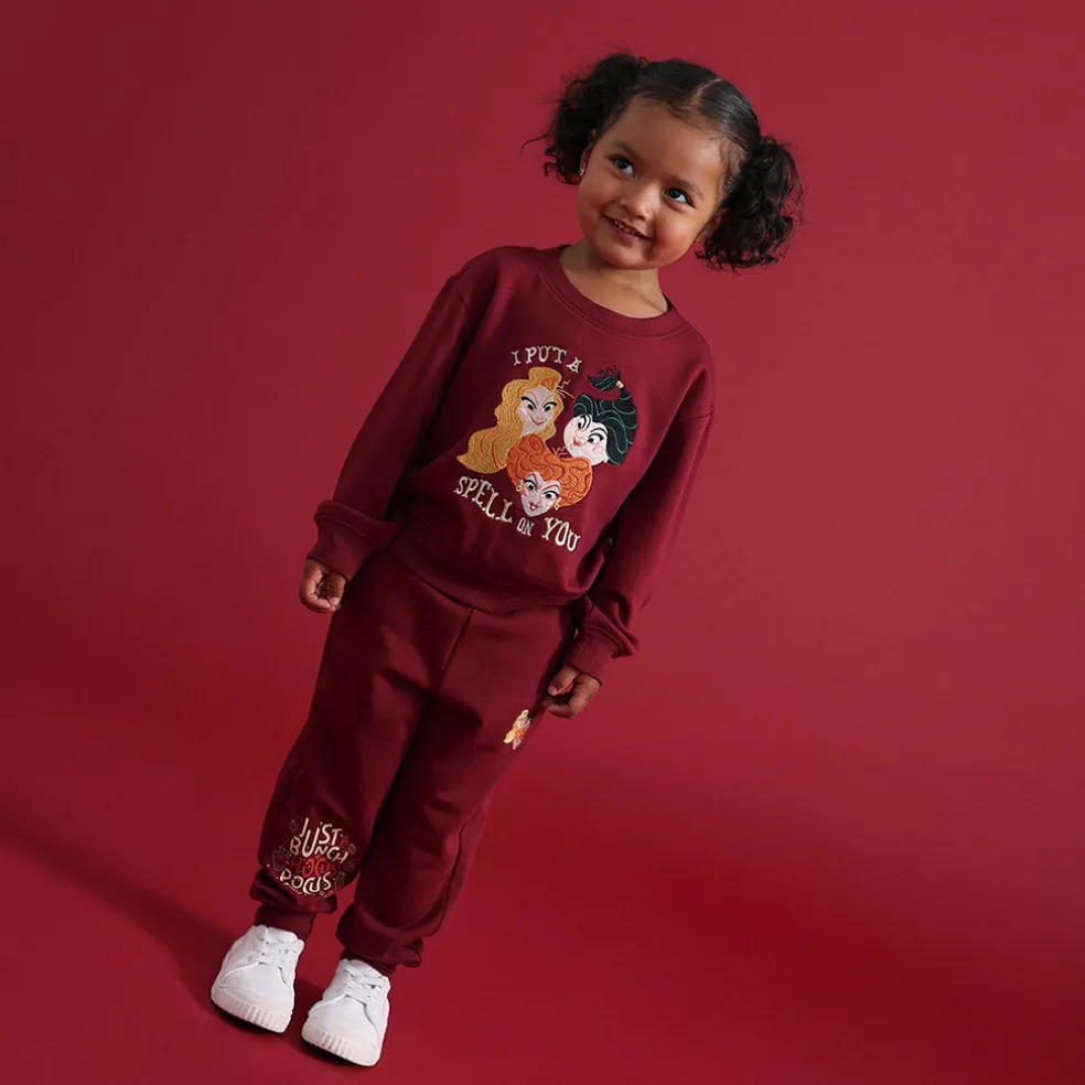 Fleece Graphic Sweatshirt Jogger Set