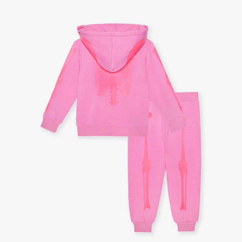 Fleece Hoodie Jogger Set
