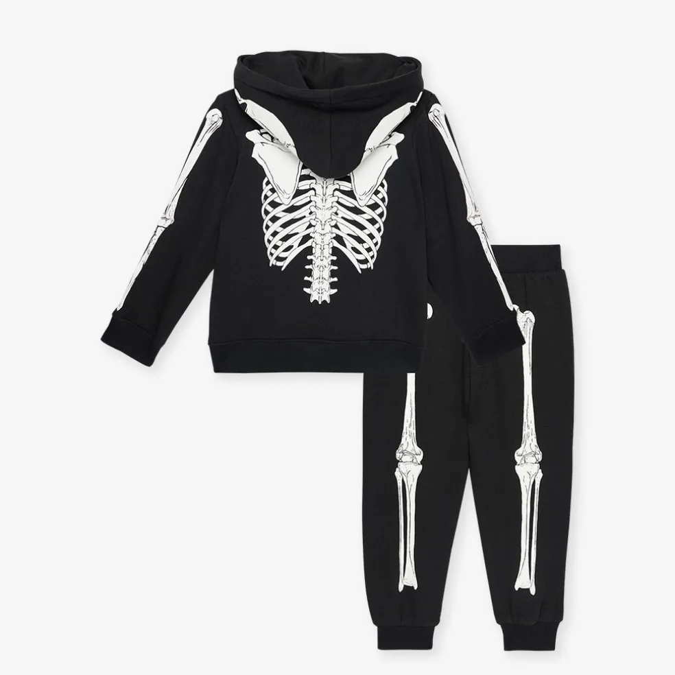 Fleece Hoodie Jogger Set