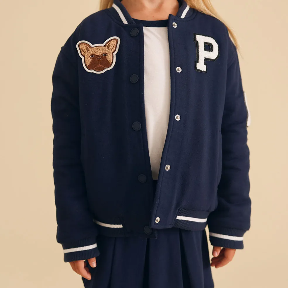 Fleece Varsity Jacket