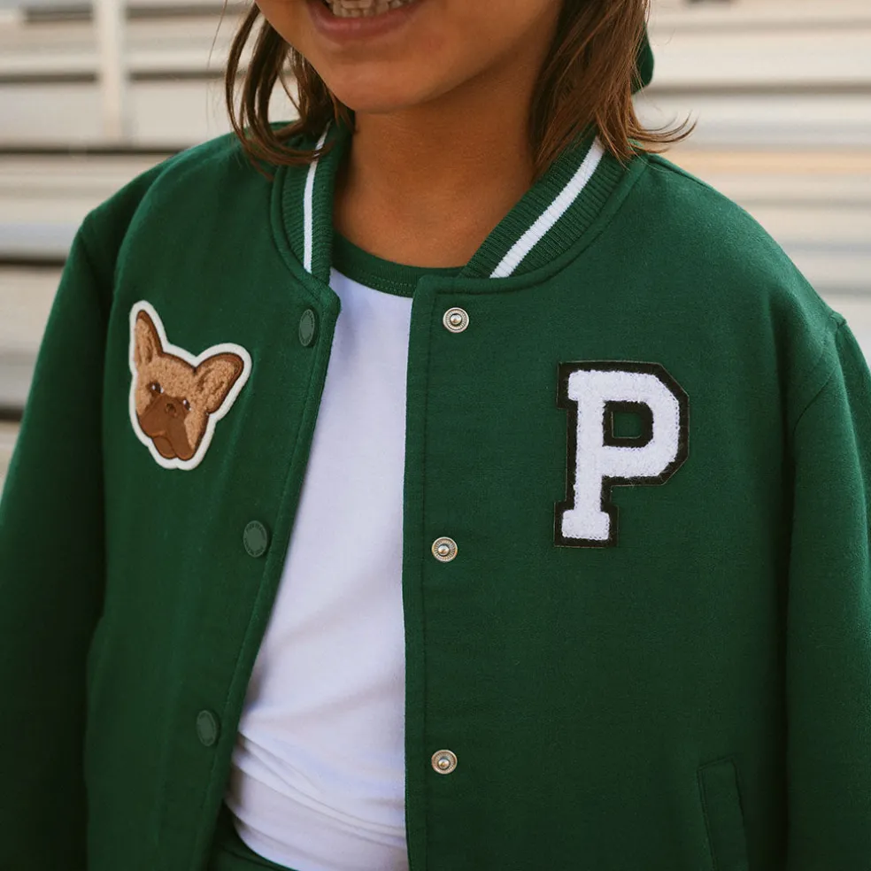 Fleece Varsity Jacket