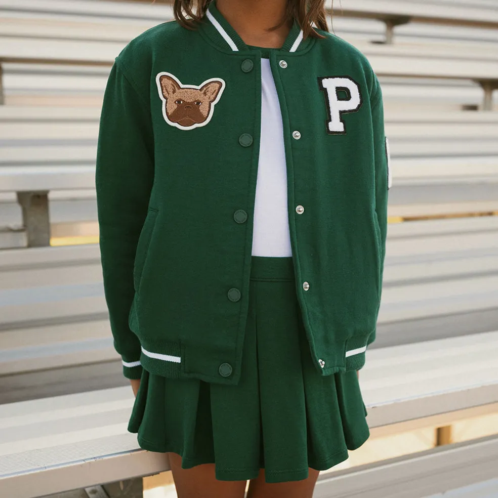 Fleece Varsity Jacket