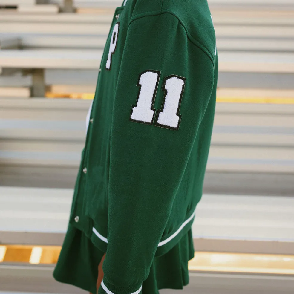Fleece Varsity Jacket