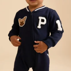 Fleece Varsity Romper