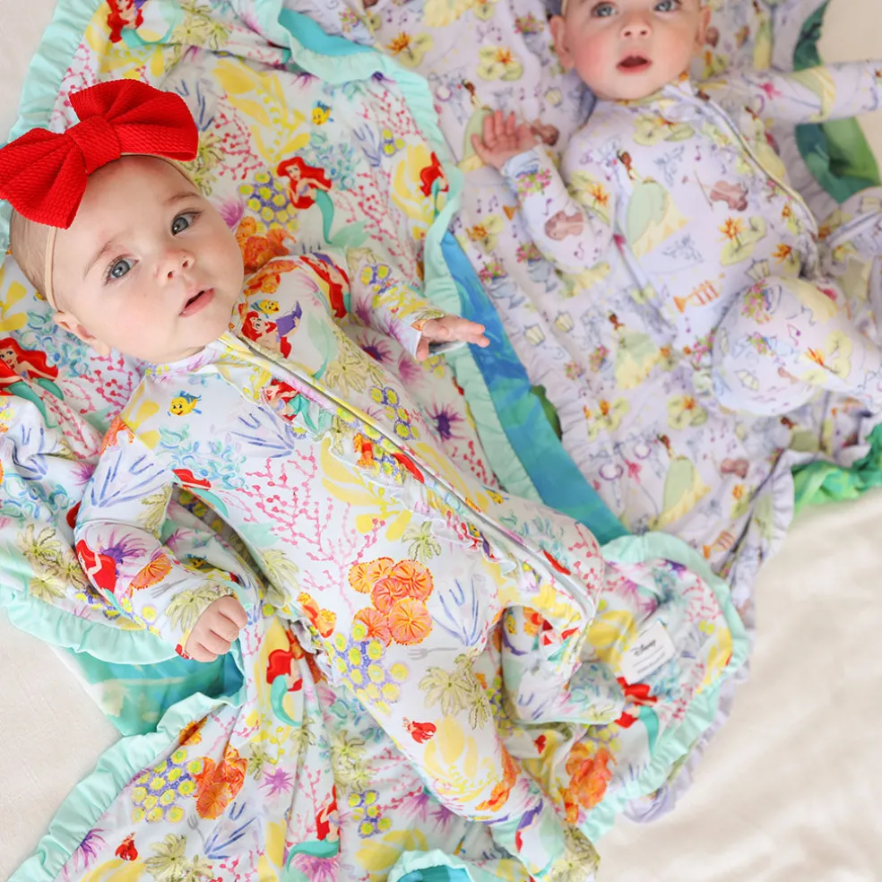 Footie Ruffled Zippered One Piece