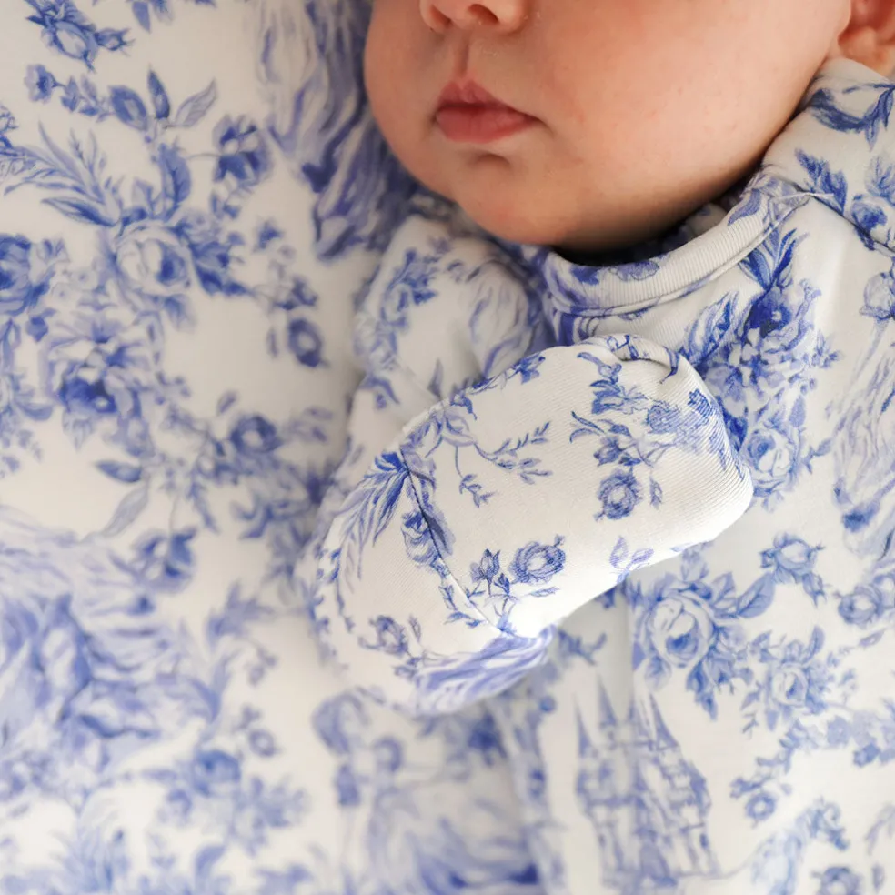 Footie Ruffled Zippered One Piece