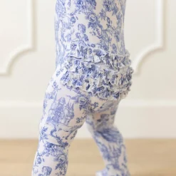 Footie Ruffled Zippered One Piece