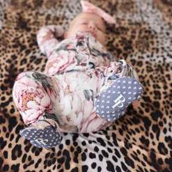 Footie Ruffled Zippered One Piece