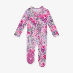 Footie Ruffled Zippered One Piece