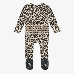Footie Ruffled Zippered One Piece
