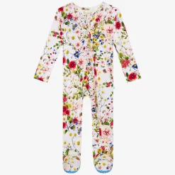 Footie Ruffled Zippered One Piece