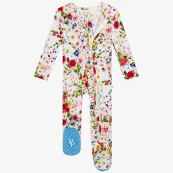 Footie Ruffled Zippered One Piece