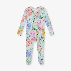 Footie Ruffled Zippered One Piece