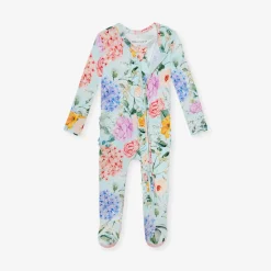 Footie Ruffled Zippered One Piece