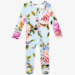 Footie Ruffled Zippered One Piece