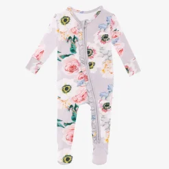 Footie Ruffled Zippered One Piece