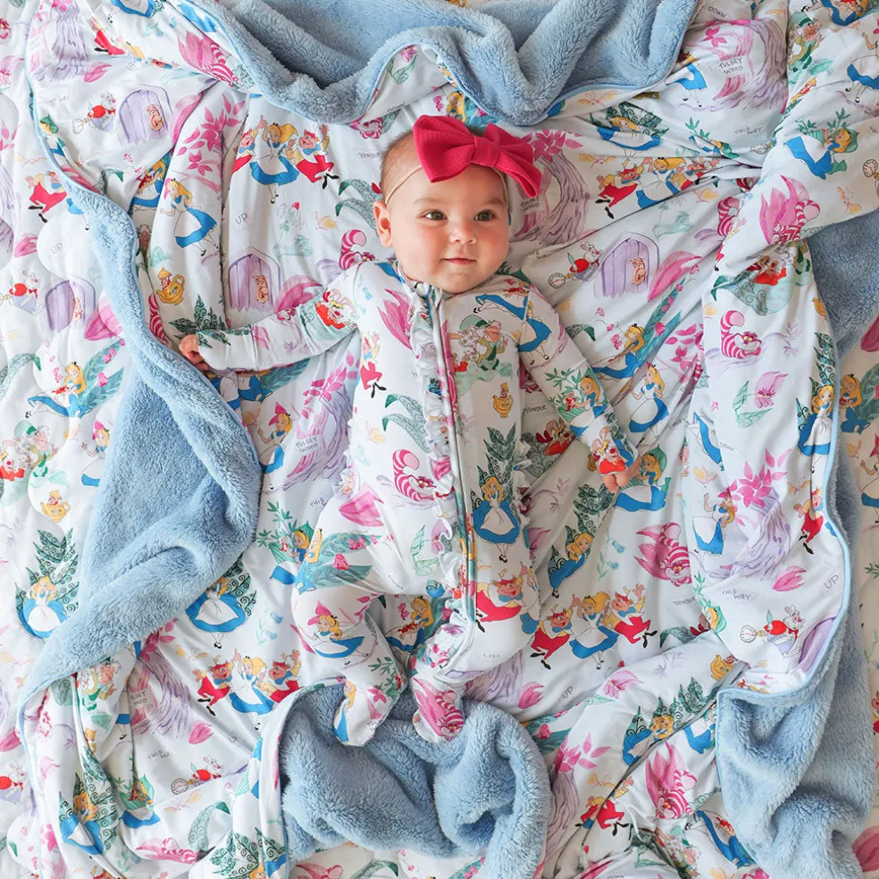 Footie Ruffled Zippered One Piece