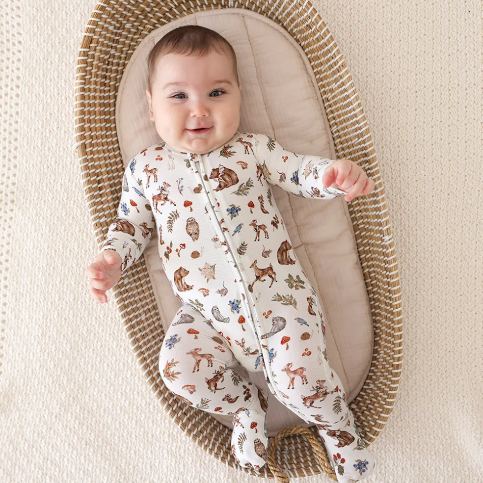Footie Zippered One Piece