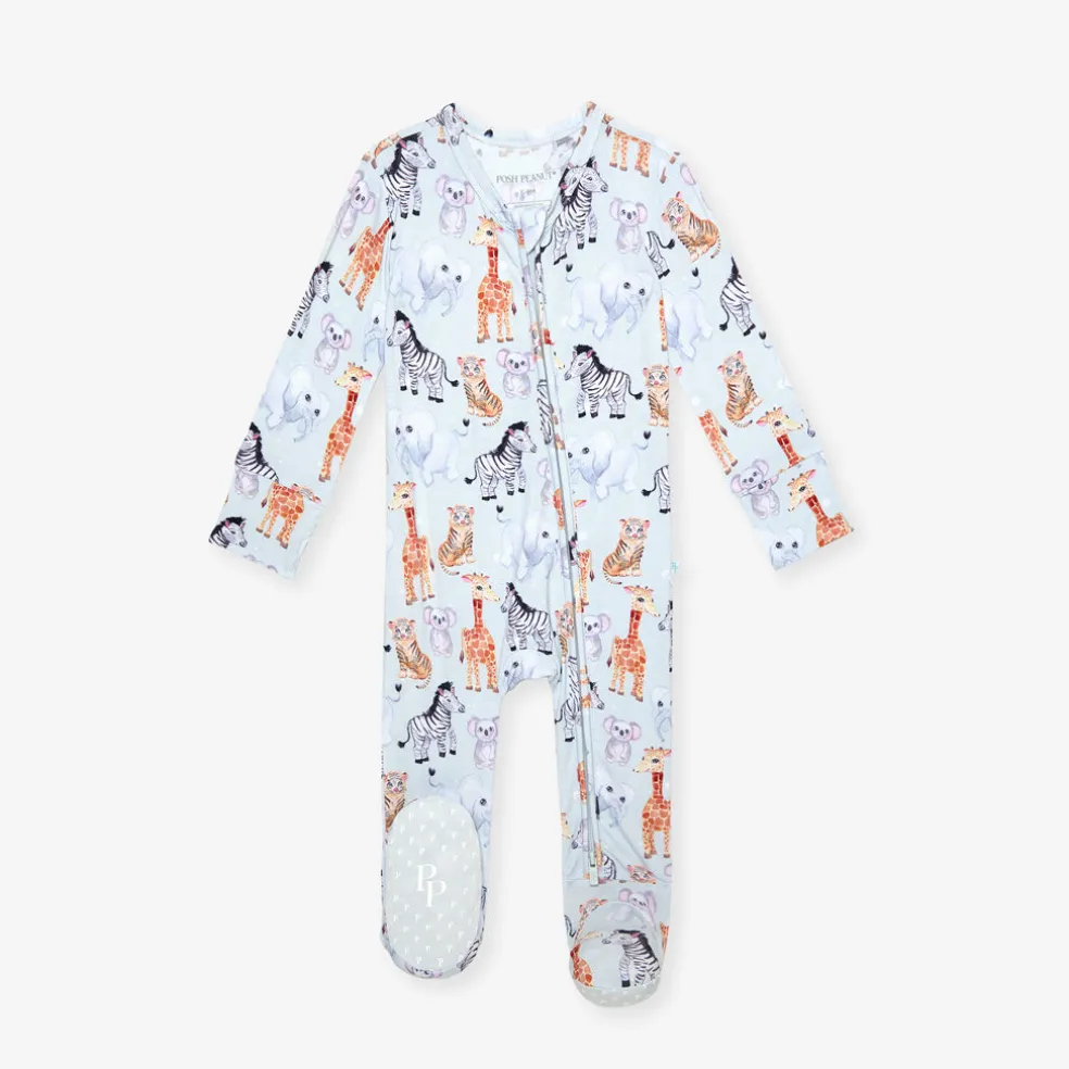 Footie Zippered One Piece