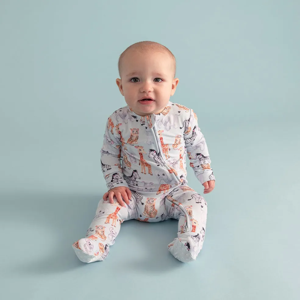 Footie Zippered One Piece