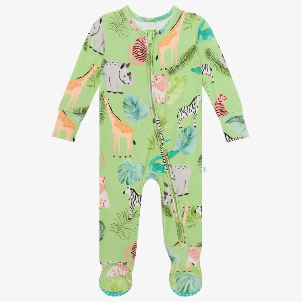 Footie Zippered One Piece