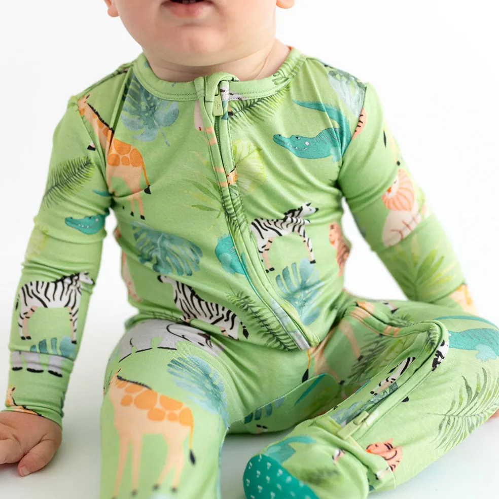 Footie Zippered One Piece