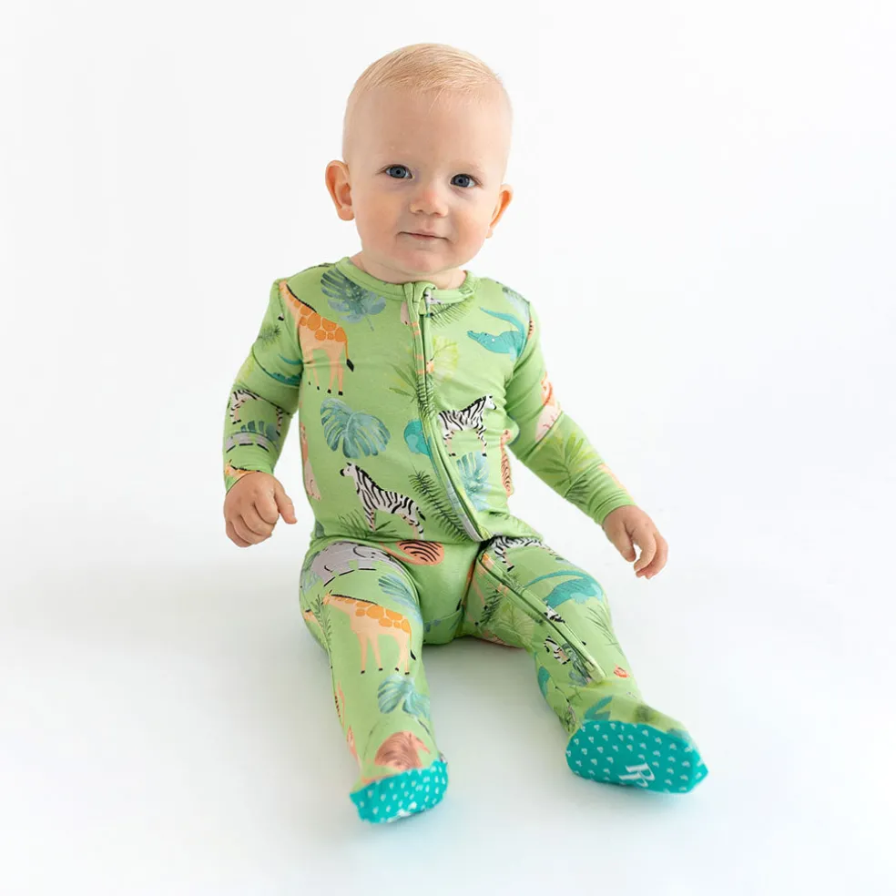 Footie Zippered One Piece
