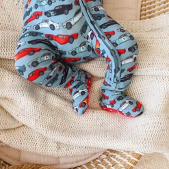 Footie Zippered One Piece