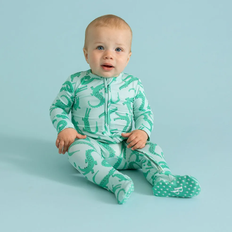 Footie Zippered One Piece