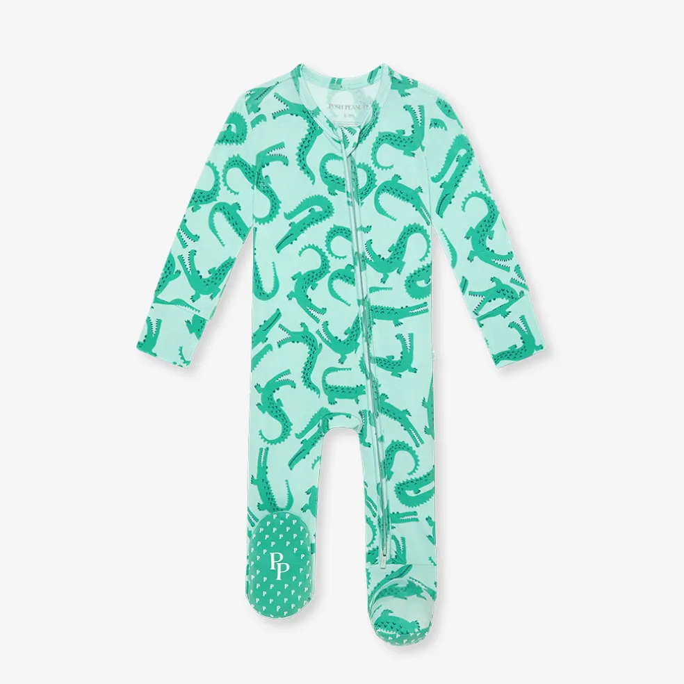 Footie Zippered One Piece