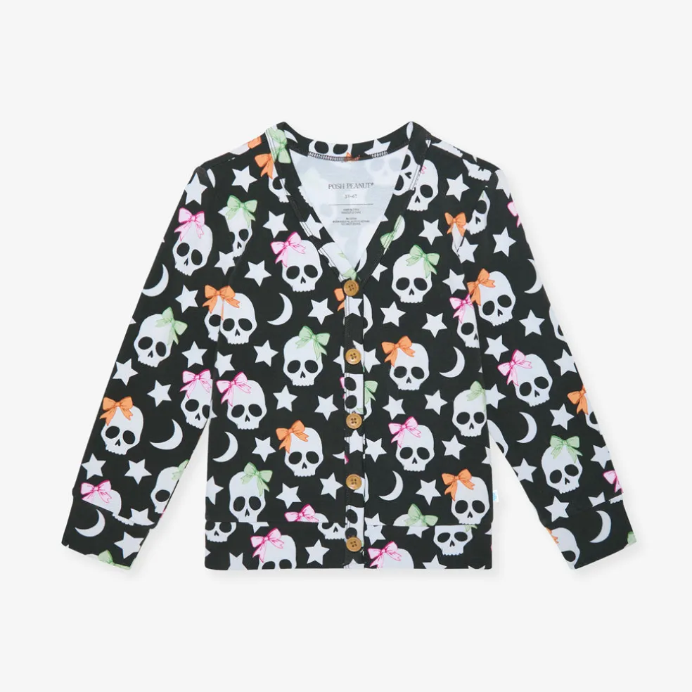 French Terry Button Cardigan