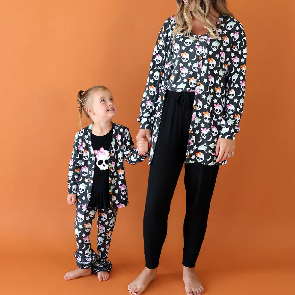French Terry Button Cardigan