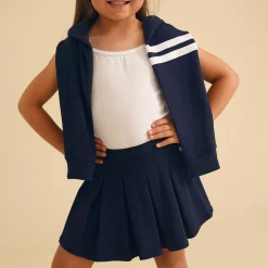 French Terry Pleated Skort